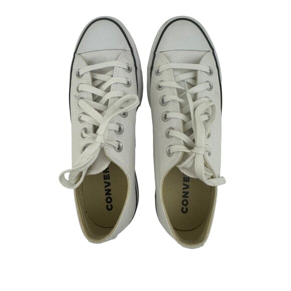 Converse Chuck Taylor All Star Lift Platform Canvas Sneakers White Size 8 Womens - Picture 3 of 13